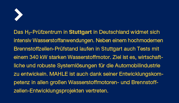 Das H2 Pr fzentrum in Stuttgart in Deutschland widmet sich intensiv Wasserstoffanwendungen. Neben einem hochmodernen ...