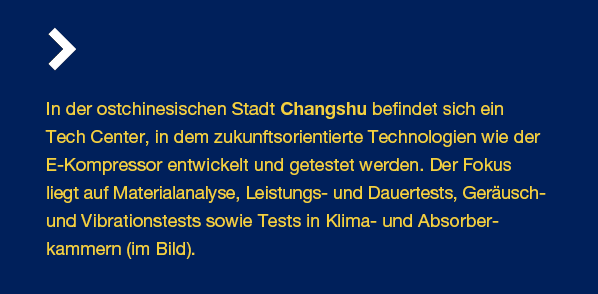 In der ostchinesischen Stadt Changshu befindet sich ein Tech Center, in dem zukunftsorientierte Technologien wie der ...