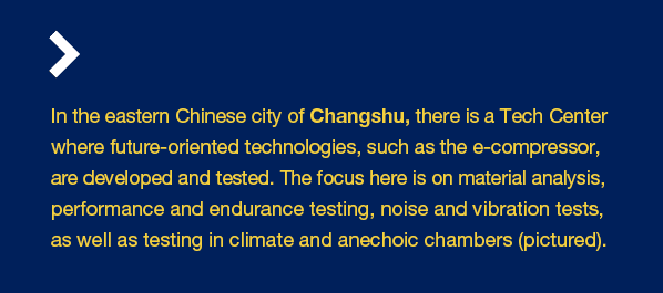In the eastern Chinese city of Changshu, there is a Tech Center where future oriented technologies, such as the e com...