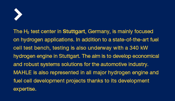 The H2 test center in Stuttgart, Germany, is mainly focused on hydrogen applications. In addition to a state of the a...