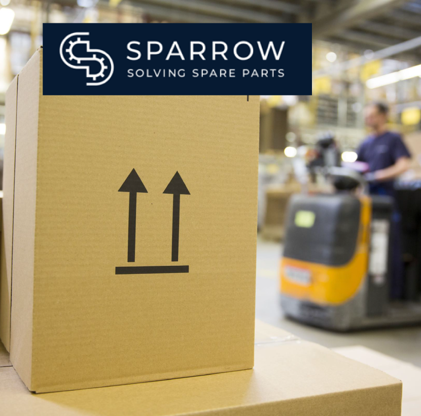 Successful startup collaboration example with Sparrow which optimizes inventory and use of spare parts.