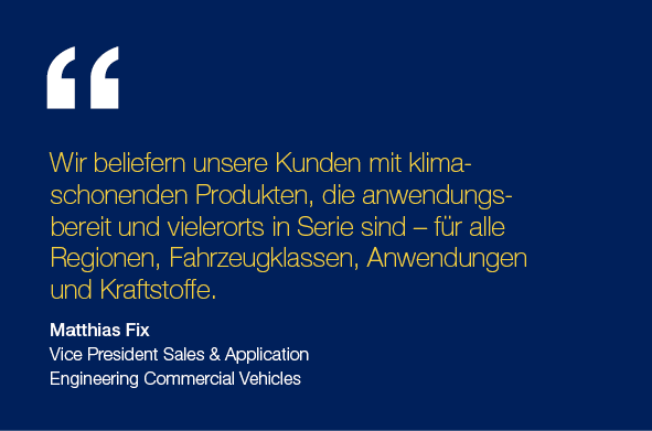 Wir beliefern unsere Kunden mit klima­schonenden Produkten, die anwen­dungs bereit und vielerorts in Serie sind – f r...