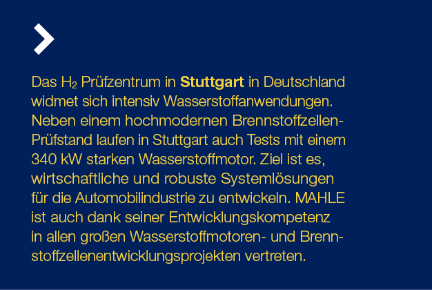 Das H2 Pr fzentrum in Stuttgart in Deutschland widmet sich intensiv Wasserstoffanwendungen. Neben einem hochmodernen ...