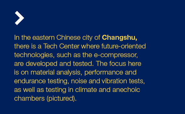 In the eastern Chinese city of Changshu, there is a Tech Center where future oriented technologies, such as the e com...