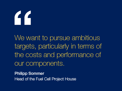 We want to pursue ambitious targets, particularly in terms of the costs and performance of our components  Philipp So   